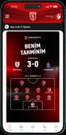 Skor ve ilk 11 tahmini ekranı