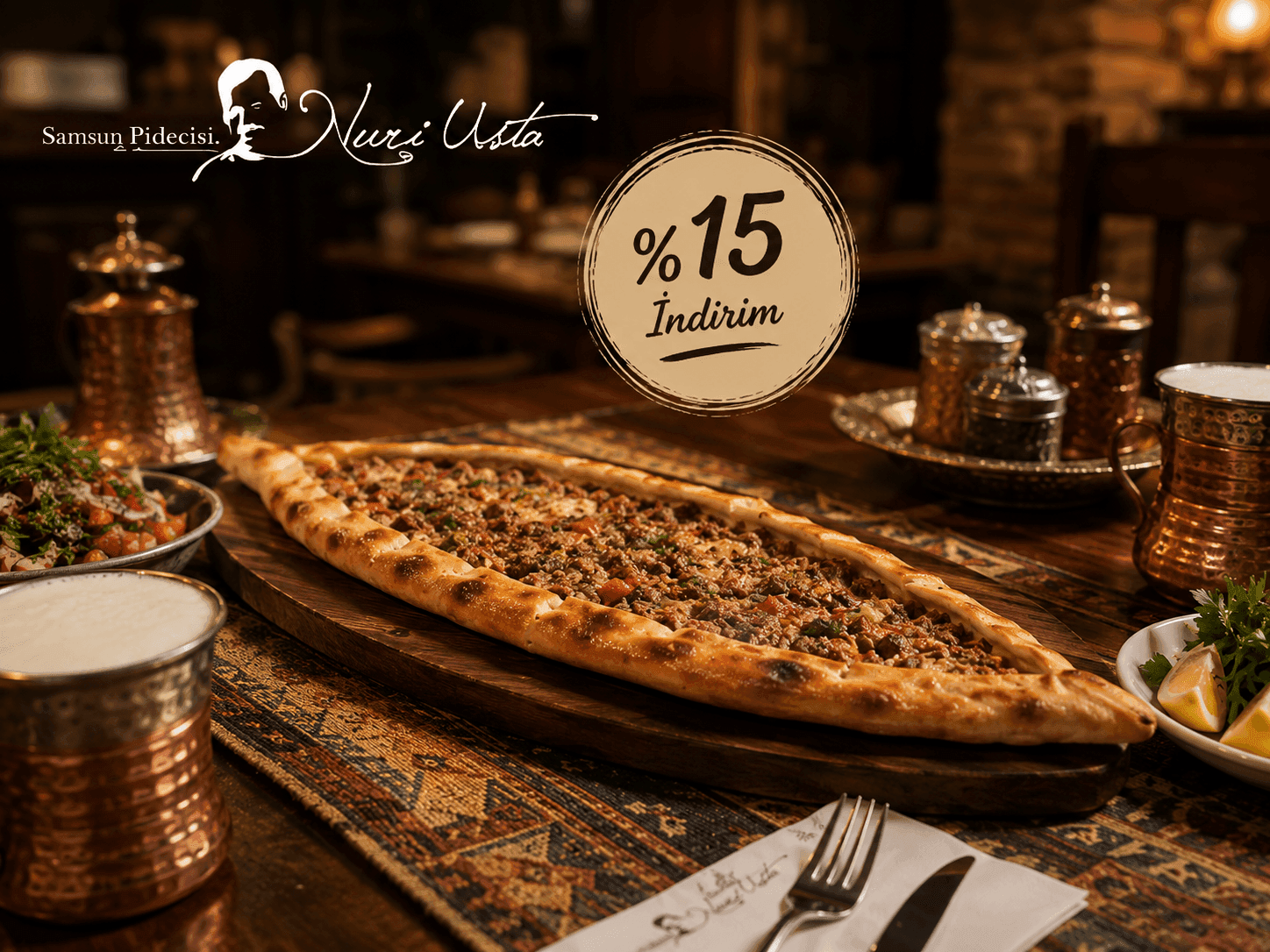 Nuri Usta % 15 İndirim