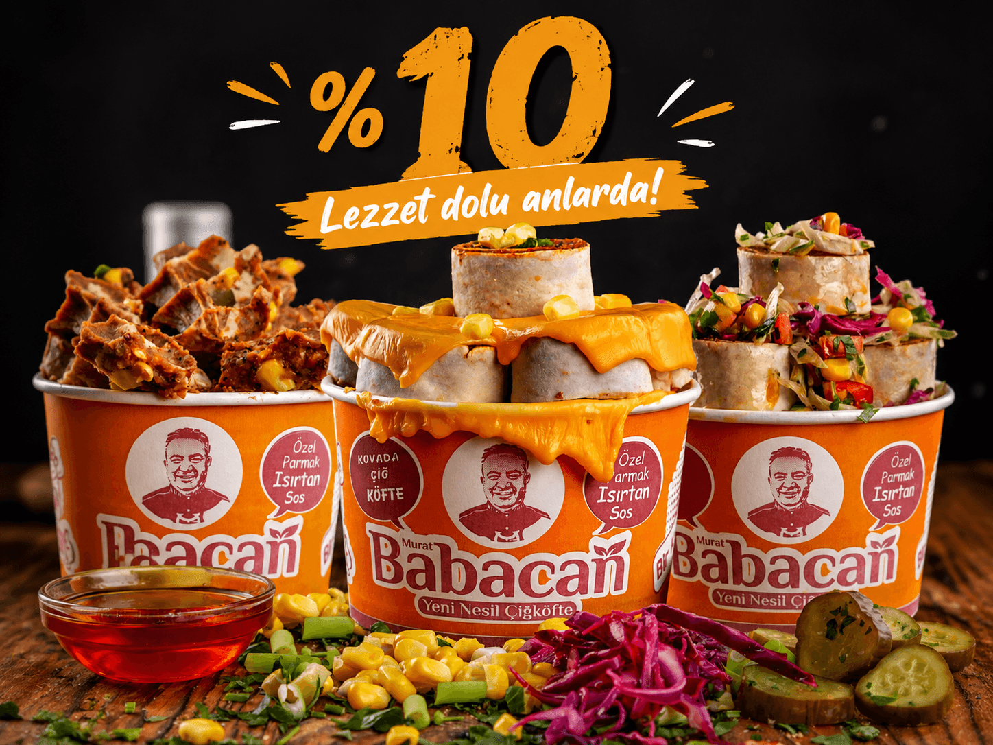Babacan Çiğ Köfte Atakum tüm ürünlerde % 15 indirim!