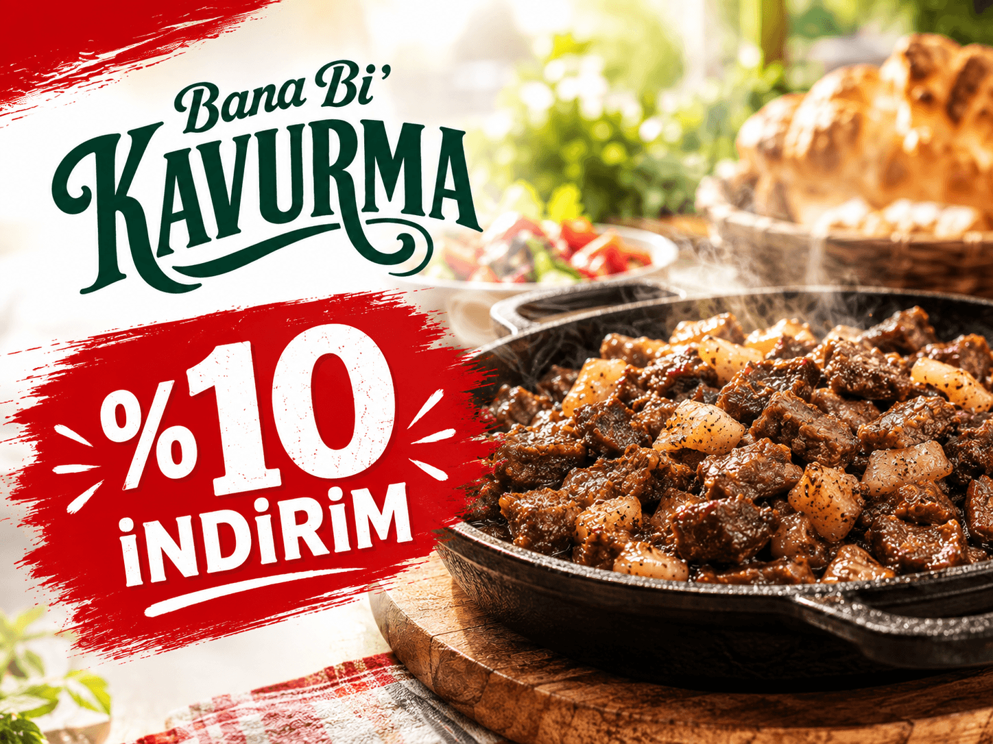 Bana Bi' Kavurma'da % 10 İndirim!